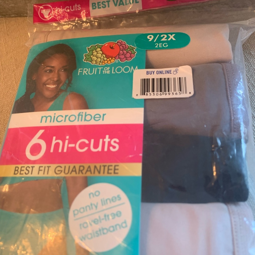 Fruit of the Loom Microfiber Hi-Cuts 6-Pack